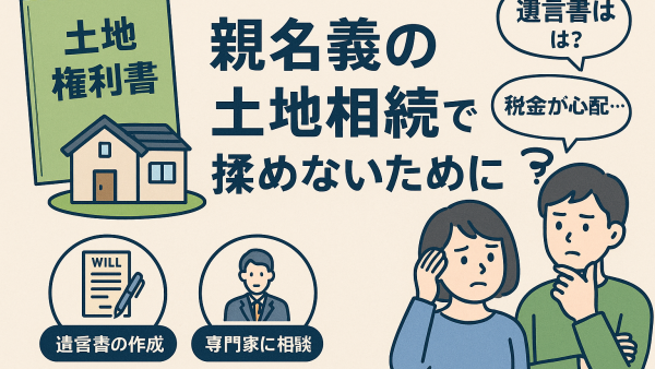 兄弟で土地相続をスムーズに進める方法と注意点を徹底解説