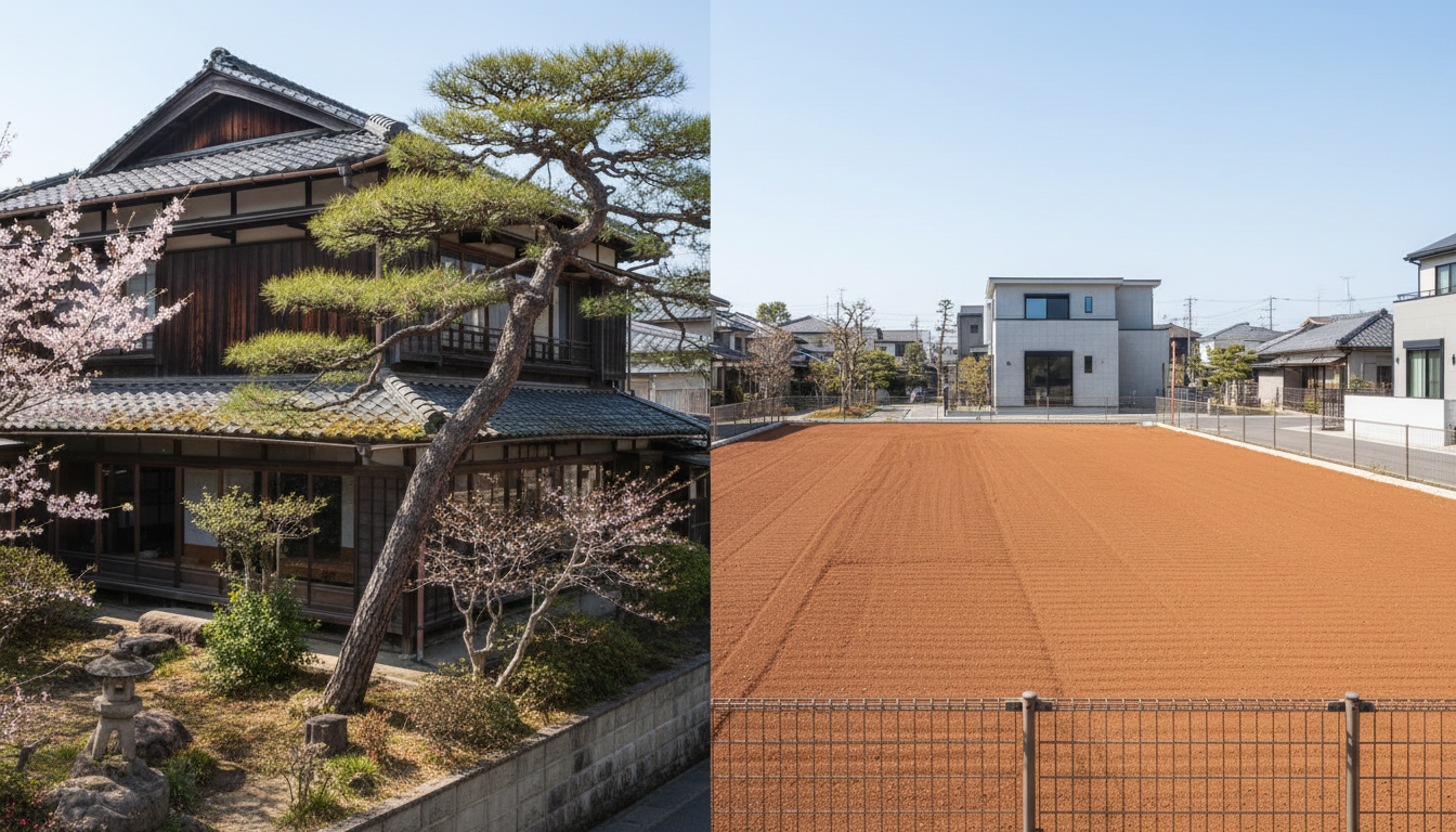 つくば市 古家 解体 売却 - 1