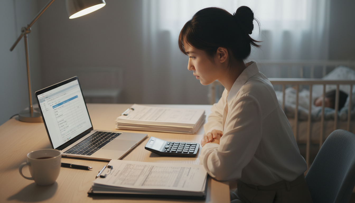 住宅ローン控除 育休中 - 2