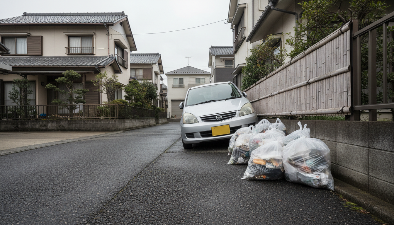 旗竿地 嫌がらせ - 1
