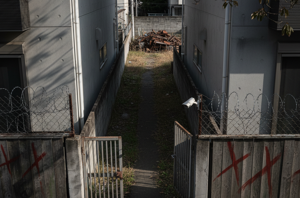 旗竿地 嫌がらせ アイキャッチ