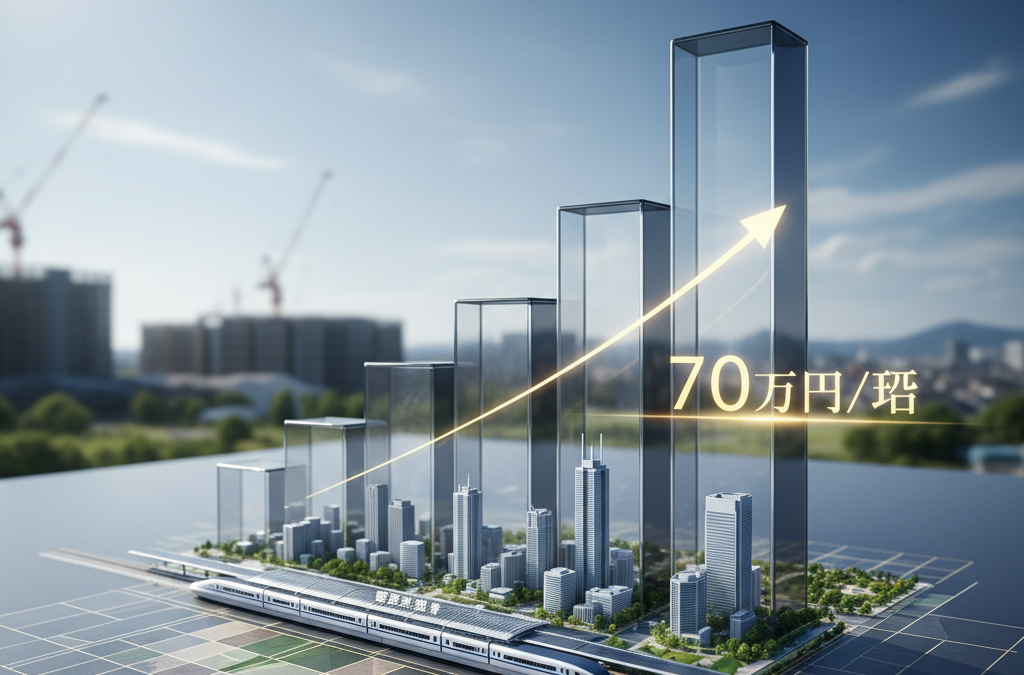 研究学園駅 土地 相場 アイキャッチ