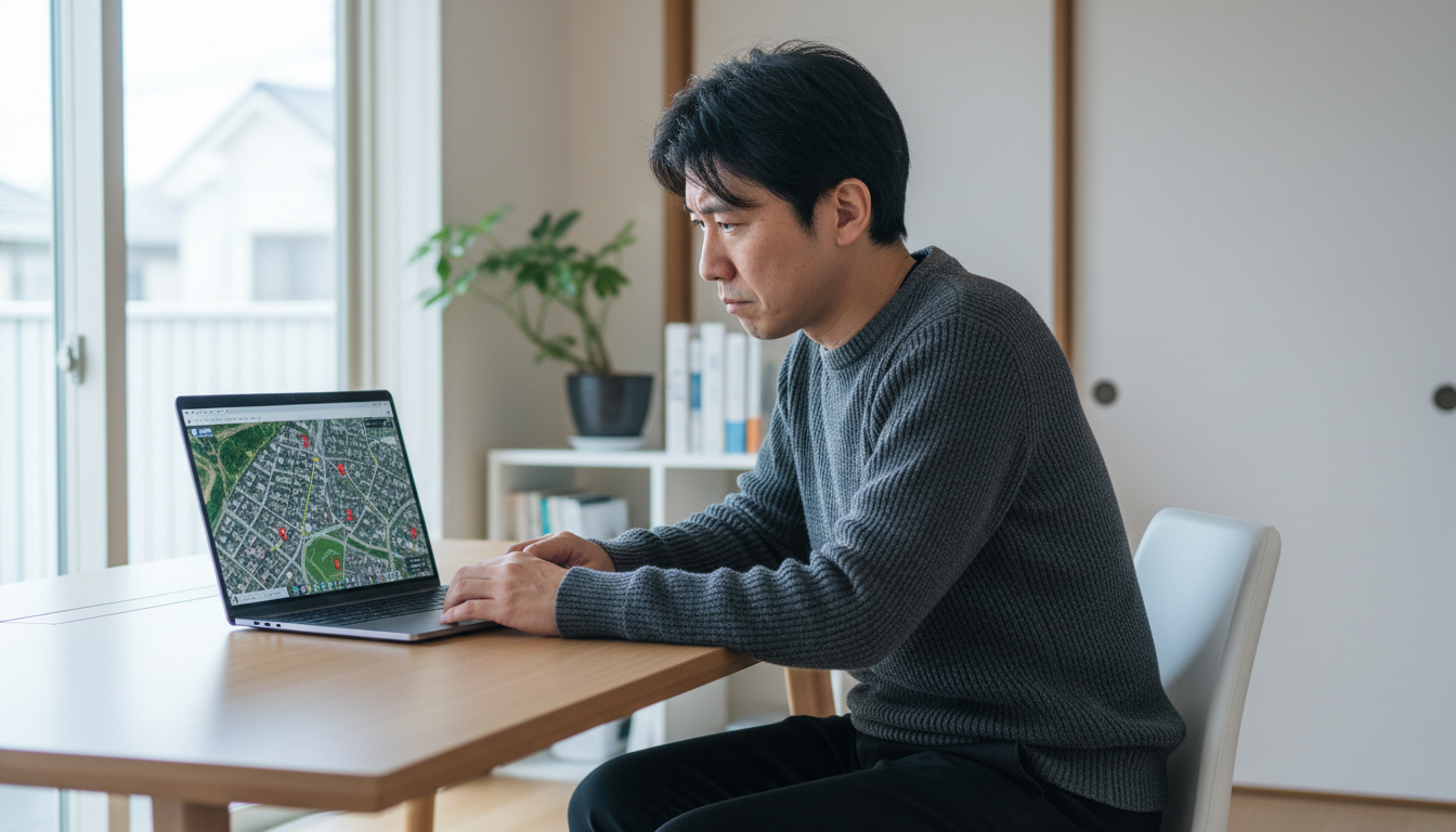 大島てる事故物件マップ 検索 - 1