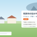筑西市の住みやすさ｜アクセス・子育て・地価【2026年】