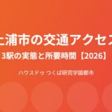 土浦市 交通アクセス 3駅 ハウスドゥつくば研究学園都市