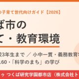 つくば市 子育て 教育環境 ハウスドゥつくば研究学園都市