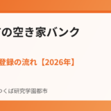 桜川市の空き家バンク｜補助金と登録の流れ【2026年】